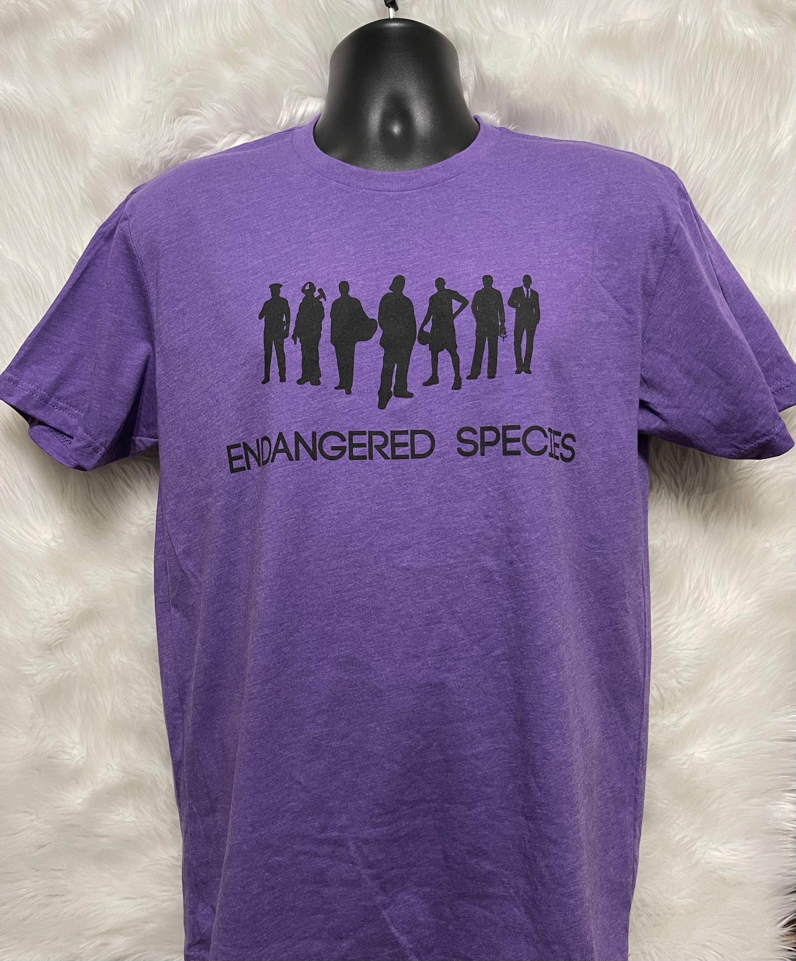 Endangered Species Shirt (Black Letters) – Infiniti Enterprises