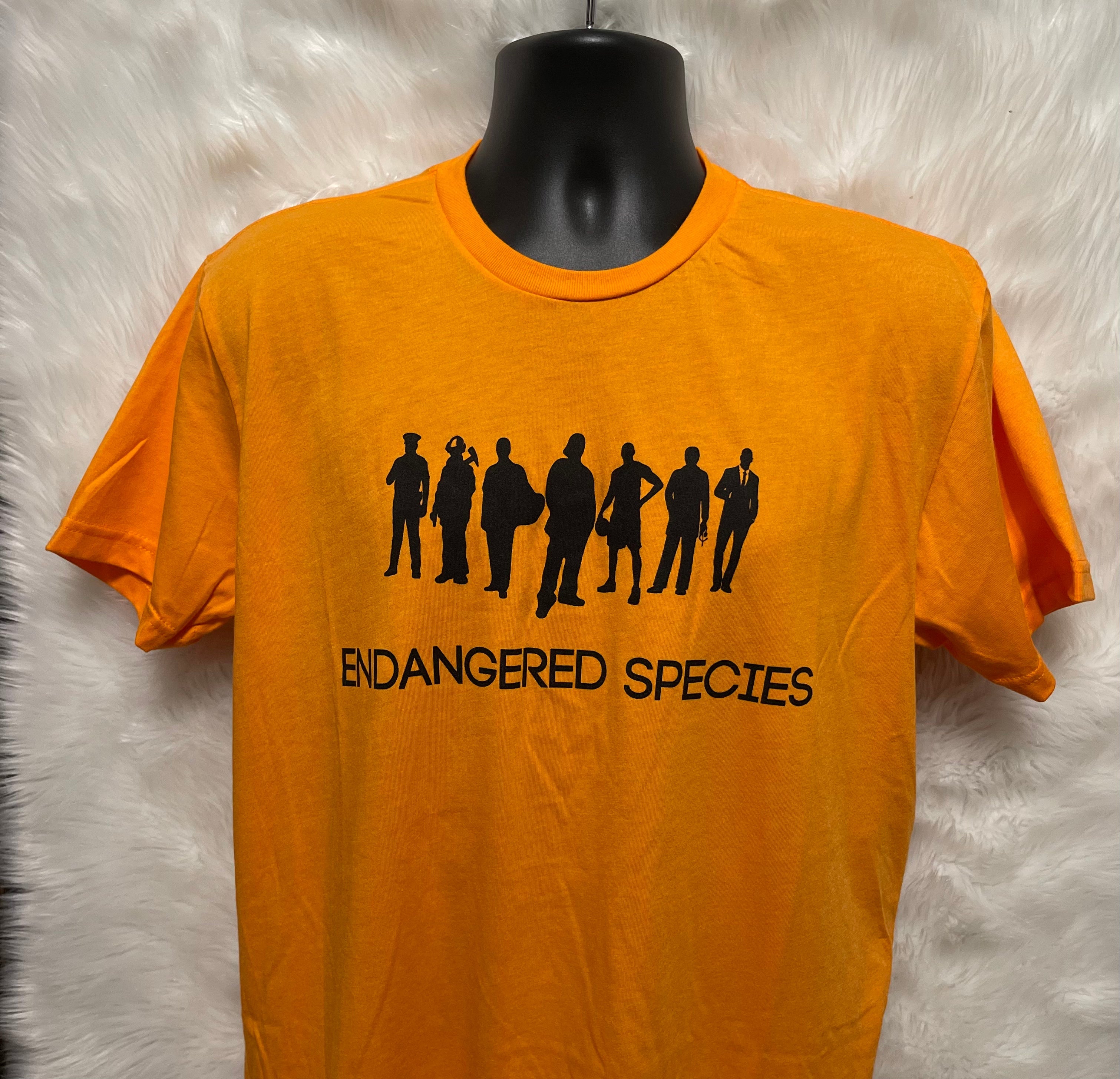 Endangered Species Shirt (Black Letters) – Infiniti Enterprises